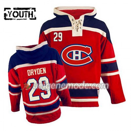 Kinder Eishockey Montreal Canadiens Ken Dryden 29 Rot Sawyer Hooded Sweatshirt